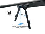 UTG Recon Flex II Bipod, 7"-9" Center Height, M-LOK - Image 2