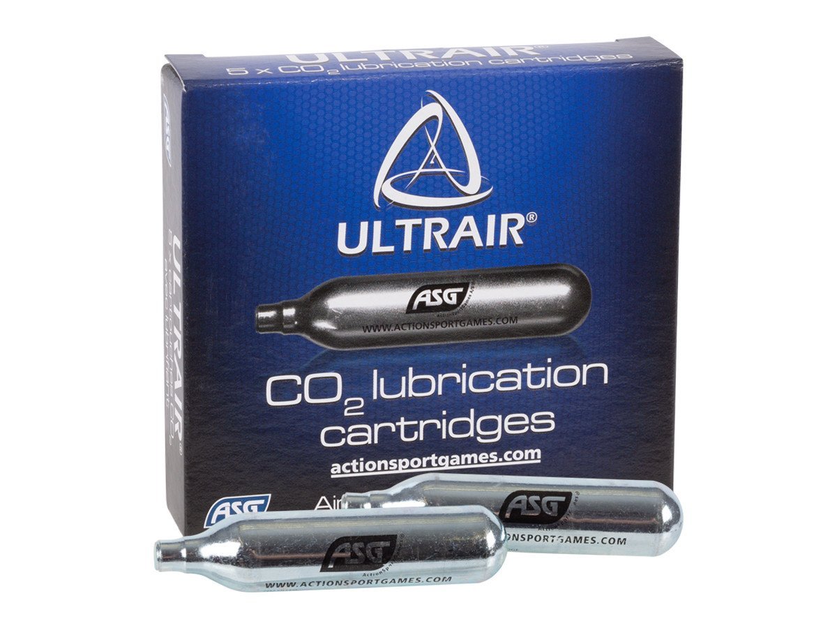 asg-ultrair-co2-lubrication-cartridges-5ct_1603300567-1.jpg ASG Ultrair 12 Gram CO2 Lubrication Cartridges, 5ct - Image 1