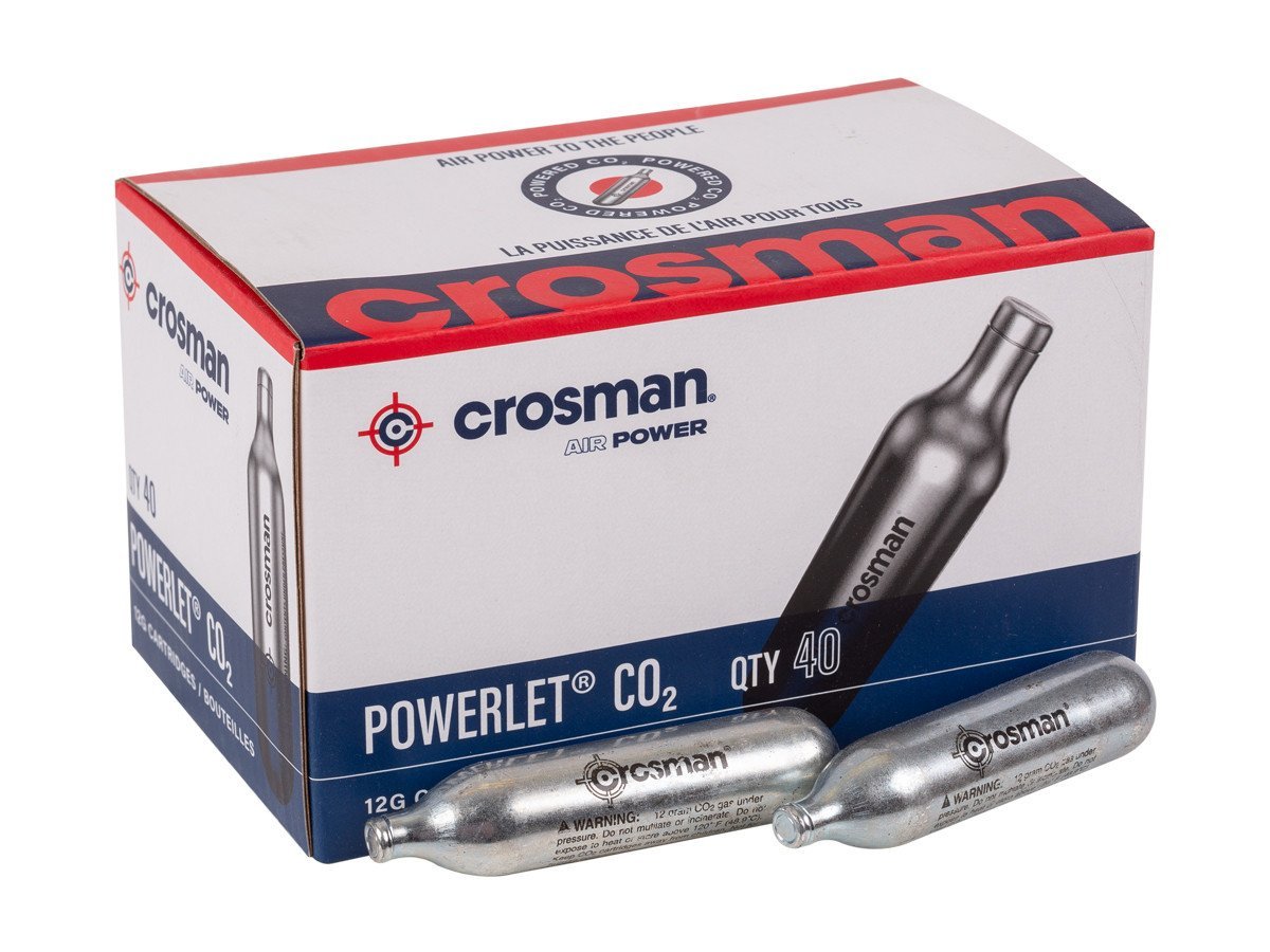 crosman-co2-40ct_1680809659-4.jpg Crosman 12 gram CO2, 40 Pack - Image 1